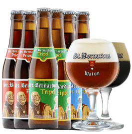 St Bernardus 6 Cervezas 2 copas